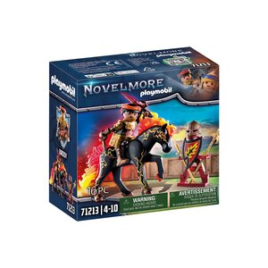 PLAYMOBIL 71213 - Novelmore Chevalier Burnham Raider avec cheval de feu