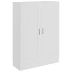 vidaXL Bibliothèque Blanc 82 5x30 5x115 cm Bois d'ingénierie
