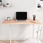 vidaXL Dessus de bureau 110x(50-55)x2 5 cm bois massif de hêtre