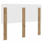 vidaXL Tête de lit Chêne artisanal 140 cm Bois d'ingénierie