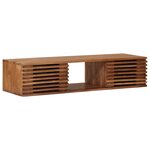 vidaXL Meuble TV avec stockage avec porte Naturel 105 x 30 x 22 5 cm