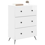 vidaXL Armoire à tiroirs 66 x 34 5 x 90 cm Bois d'ingénierie