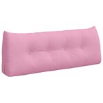 vidaXL Coussin de Dos Rose 120 x 24 x 50 cm tissu