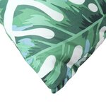 vidaXL Coussins de palette lot de 2 motif de feuilles tissu