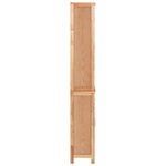 vidaXL Armoire de salle de bain 42x29x182 cm Bois massif de noyer