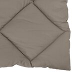 vidaXL Duvet complet toute l'année Gris clair 200 x 140 cm Microfibre