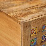 vidaXL Table basse Naturel 100 x 54 x 40 cm Bois de mangue massif