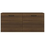 vidaXL Armoire murale chêne marron 80x36 5x35 cm bois d'ingénierie