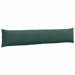 vidaXL Coussins de canapé 2 Pièces Vert foncé 200 x 40 cm
