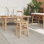 vidaXL Tabouret Marron 30 x 30 x 36 cm Bambou