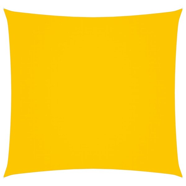 vidaXL Voile de parasol Tissu Oxford carré 2x2 m Jaune