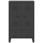 vidaXL Garde-robe industrielle Anthracite 67x35x107 cm Acier