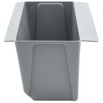 vidaXL Caisses à fleurs pour palettes Euro 24 pc Gris clair