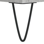 vidaXL Buffet gris béton 57x35x70 cm bois d'ingénierie