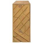vidaXL Table console 110x35x75 cm bois massif d'acacia