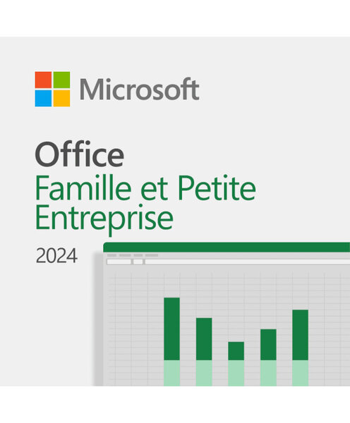 Microsoft Office 2024 Famille et Petite Entreprise pour Mac (Home & Business) (clé "bind") - Licence à télécharger