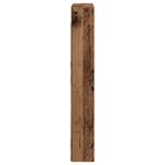 vidaXL Cabinet d'Affichage avec étagère Bois Ancien 60 x 8.5 x 58 cm
