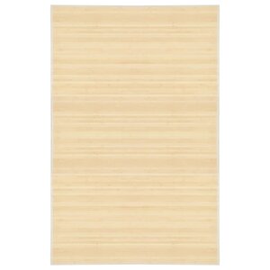 vidaXL Tapis en bambou 100x160 cm Naturel