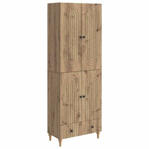 vidaXL Ensemble de Meubles 2 Pièces 66 x 34 5 x 95 cm Bois d'ingénierie
