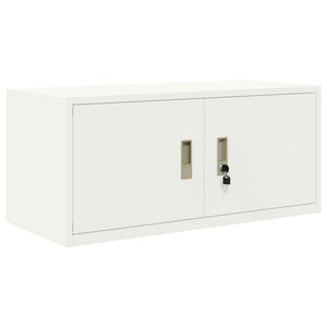 vidaXL Armoire de rangement Blanc 90 x 40 x 40 cm Acier