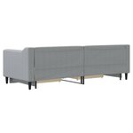 vidaXL Lit de jour avec gigogne et tiroirs sans matelas 80x200 cm