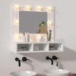 vidaXL Armoire à miroir avec LED blanc 60x31 5x62 cm