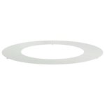 vidaXL Anneau d'arbre plat Argent Ø50 / 80 cm Acier galvanisé