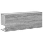 vidaXL Armoire murale 80x20x30 cm sonoma gris bois d'ingénierie