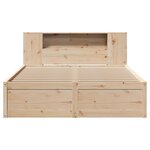 vidaXL Cadre de lit sans matelas 140x200 cm bois massif de pin