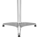 vidaXL Mobilier à dîner d'extérieur 5 Pièces Aluminium Argenté