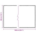 vidaXL Housse de protection plantes avec œillets 3x10 m polyéthylène