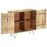 vidaXL Buffet 80x30x75 cm Bois de manguier solide