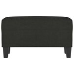 vidaXL Banc Noir 70x35x41 cm Tissu