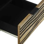 vidaXL Cabinet TV Marron 70 x 33 x 46 cm bois de manguier massif