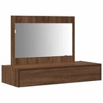 vidaXL Table de Toilette Marron 100 x 40 x 70 cm Bois d'ingénierie