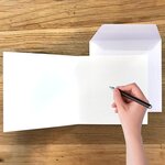 Carte carrée Joyeux Noël avec Enveloppe 15x15cm