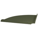 vidaXL Étagère Flottante d'Angle 2 pc Vert olive 30 x 30 x 2 cm