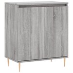 vidaXL Buffet Sonoma gris 60x35x70 cm Bois d'ingénierie