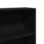 vidaXL Bibliothèque noir 60x30x152 cm bois d'ingénierie