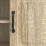 vidaXL Meuble TV Chêne Sonoma 102 x 34 5 x 47 cm Bois d'ingénierie