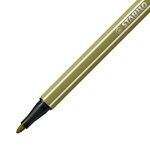 Feutre de Dessin Pointe Moyenne Pen 68 Vert épinard x 10 STABILO