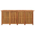 vidaXL Boîte de rangement de jardin 175x80x75 cm bois massif d'acacia