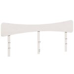 vidaXL Cadre de lit sans matelas blanc 160x200 cm bois de pin massif