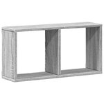 vidaXL Armoire murale 60x16x30 cm sonoma gris bois d'ingénierie