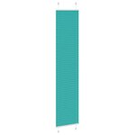 vidaXL Store plissé vert pétrole 45x200 cm largeur du tissu 44 4 cm