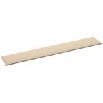 vidaXL Panneaux muraux 12 Pièces Crème 90x15 cm Tissu 1 62 m²
