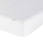 vidaXL Matelas en mousse blanc 120x210 cm dureté H2 H3
