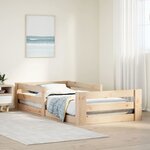 vidaXL Cadre de lit sans matelas 90x200 cm bois de pin massif