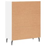 vidaXL Buffet blanc 69 5x34x90 cm bois d'ingénierie