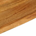 vidaXL Dessus de table à bord vivant 180x30x2 5cm bois massif manguier